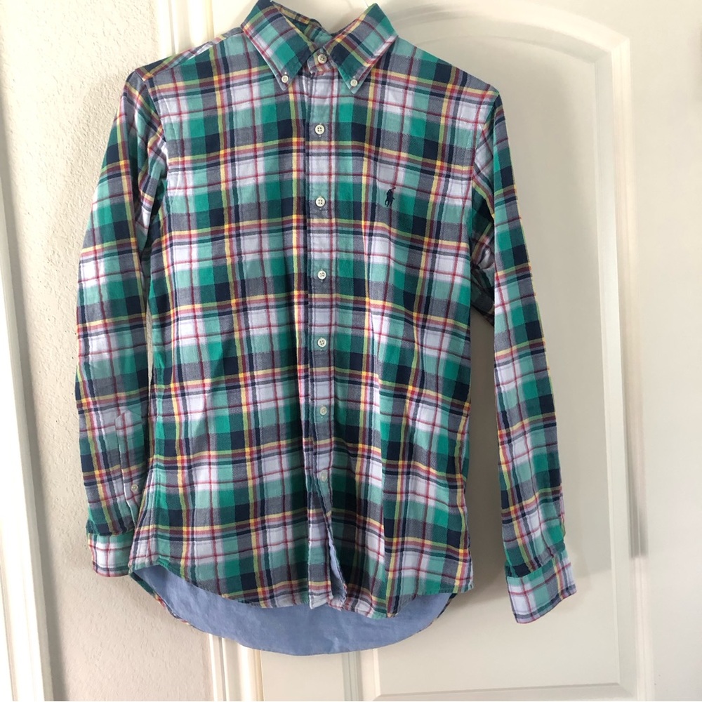 Men's Polo Button Down Flannel